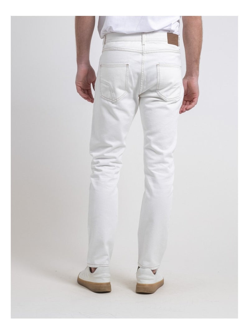Jeans bianco taglio dritto SISKA Bianco - Kiabi