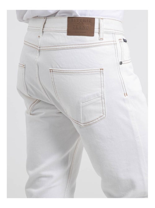 Jeans bianco taglio dritto SISKA - Kiabi