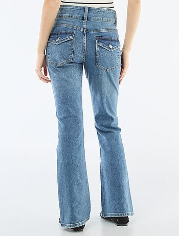 Jeans bootcut a vita bassa
