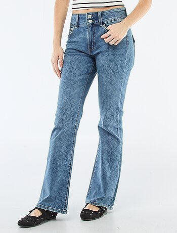 Jeans bootcut a vita bassa