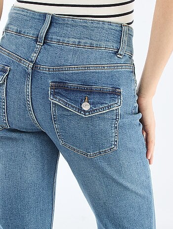 Jeans bootcut a vita bassa