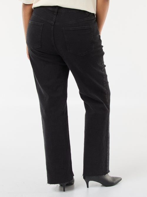 Jeans bootcut con orlo sfrangiato - Kiabi