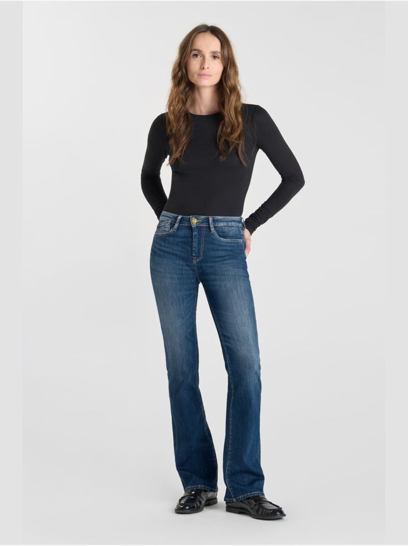 Jeans bootcut , lunghezza 34 Blu - Kiabi