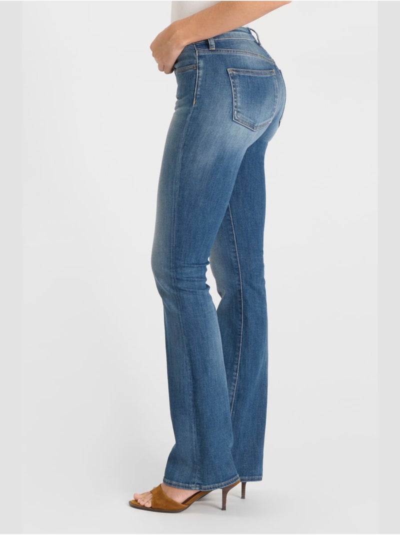 Jeans bootcut , lunghezza 34 Blu - Kiabi