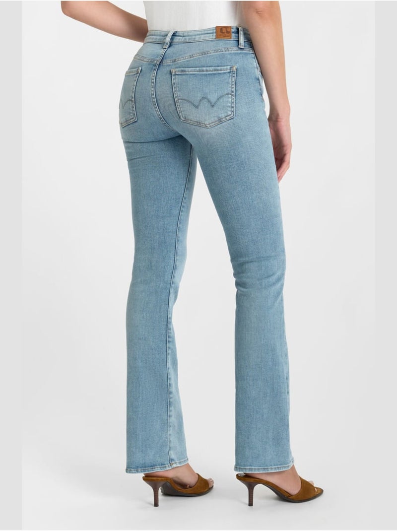 Jeans bootcut , lunghezza 34 Blu - Kiabi
