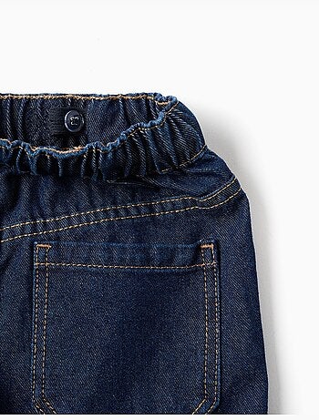 Jeans cargo ampia con coulisse