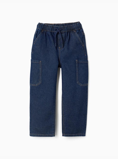 Jeans cargo ampia con coulisse - Kiabi Jeans cargo ampia con coulisse - Kiabi