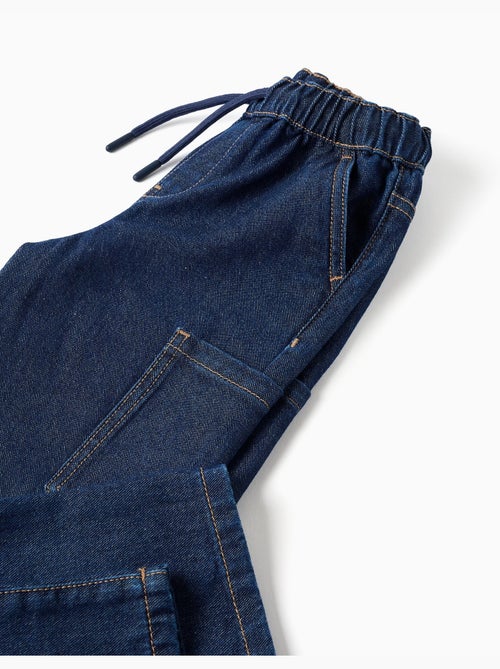Jeans cargo ampia con coulisse - Kiabi Jeans cargo ampia con coulisse - Kiabi