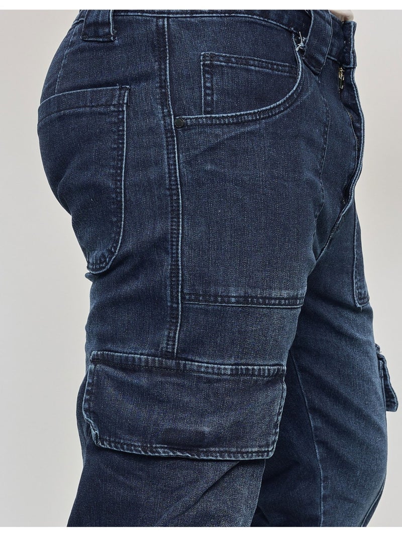 JEANS CARGO Kebello Blu - Kiabi