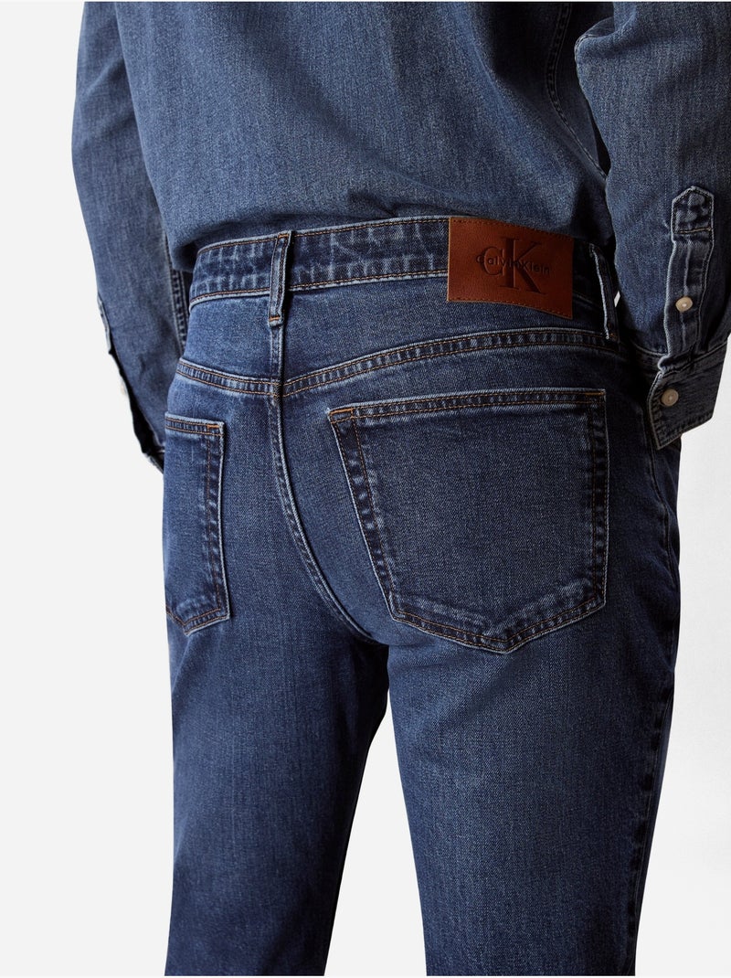 Jeans con bottone - calvin klein Blu - Kiabi