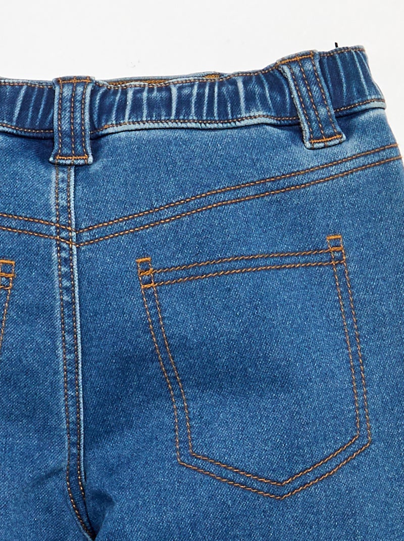 Jeans con cintura regolabile - collezione facile da indossare Blu - Kiabi