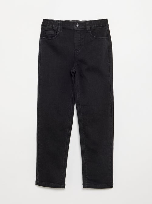 Jeans con cintura regolabile - collezione facile da indossare - Kiabi Jeans con cintura regolabile - collezione facile da indossare - Kiabi