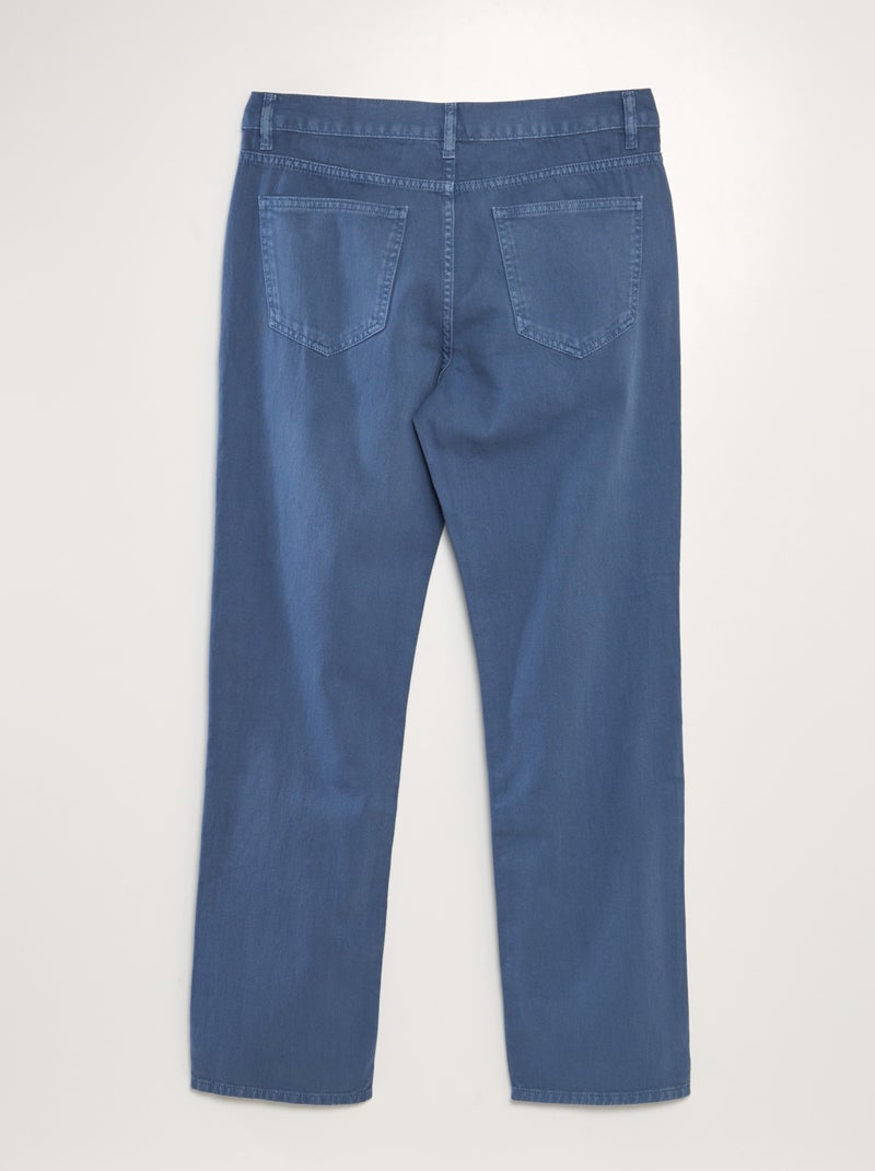 Jeans da donna blu a vita alta abito dritto Baggy ... – Vicedeal