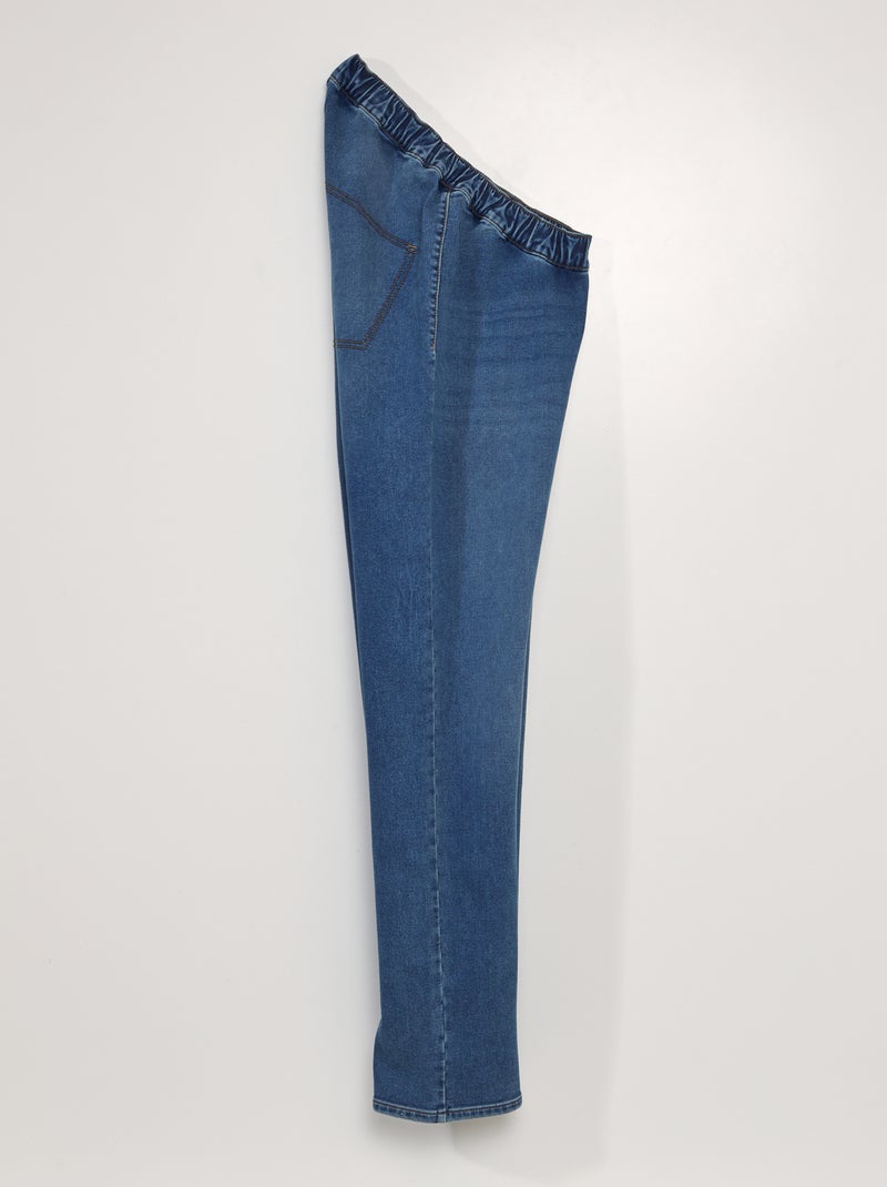 Jeans con vita elasticizzata - collezione facile da indossare BLU - Kiabi