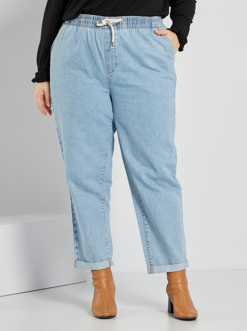 Jeans con vita elasticizzata blu Kiabi 22.00€