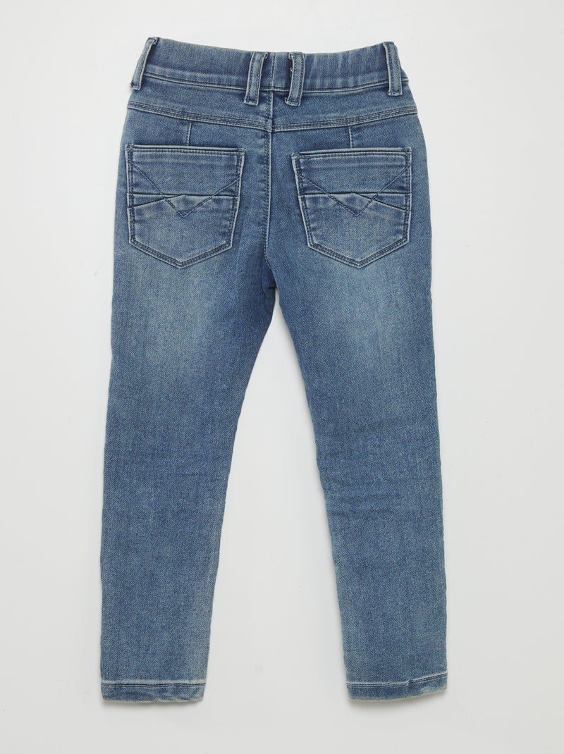 Jeans con vita elasticizzata e cordoncino blu Kiabi 14.00€