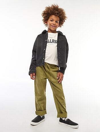 Jeans con vita elasticizzata
