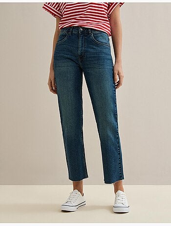 Jeans corti dritti, mo fashion