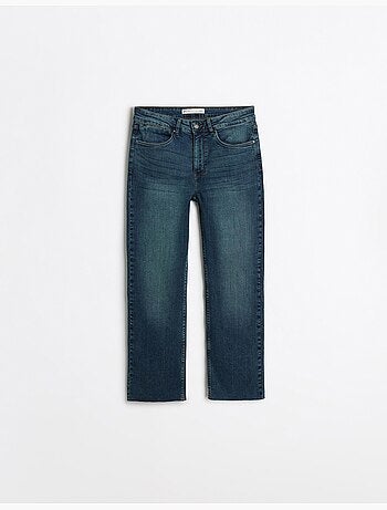 Jeans corti dritti, mo fashion