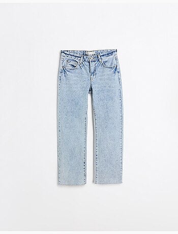 Jeans corti dritti, mo fashion