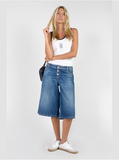 Jeans cropped bermuda LAURA - Kiabi Jeans cropped bermuda LAURA - Kiabi