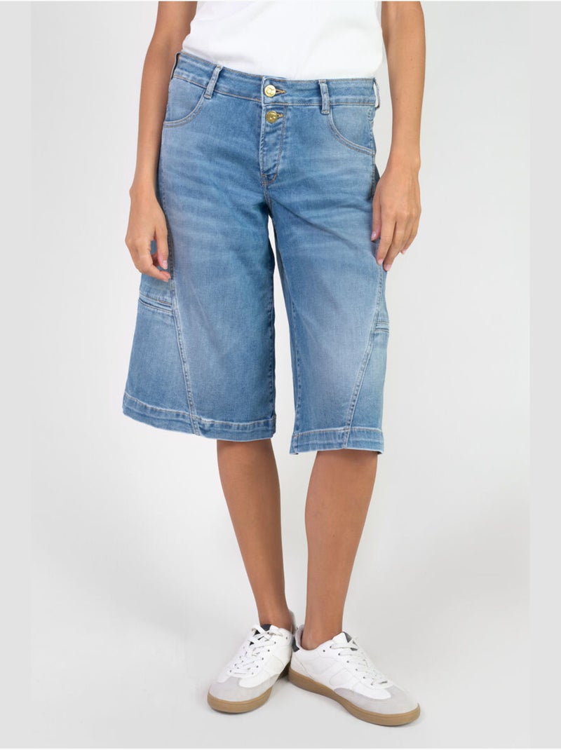 Jeans cropped bermuda LOLO TWI Blu - Kiabi