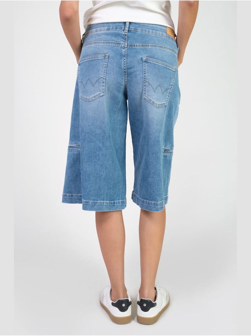 Jeans cropped bermuda LOLO TWI Blu - Kiabi