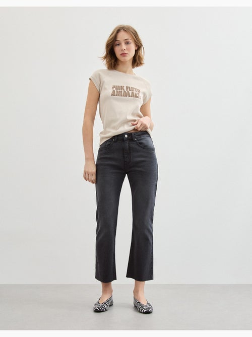 Jeans 'Cropped Flare', MO Fashion - Kiabi
