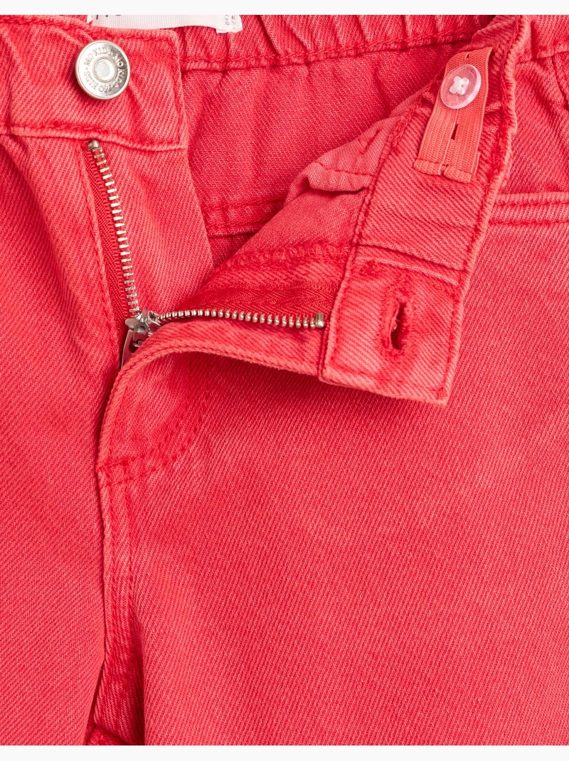 Jeans culotte, mo fashion Rosso - Kiabi