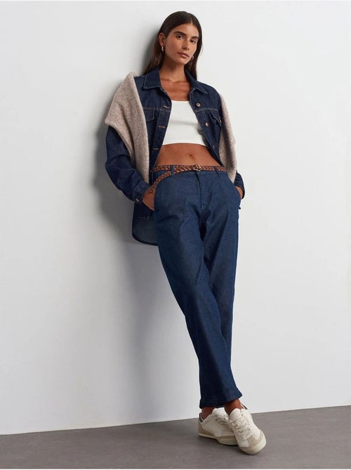 Jeans da donna a vita alta a gamba dritta dilvin - Kiabi Jeans da donna a vita alta a gamba dritta dilvin - Kiabi