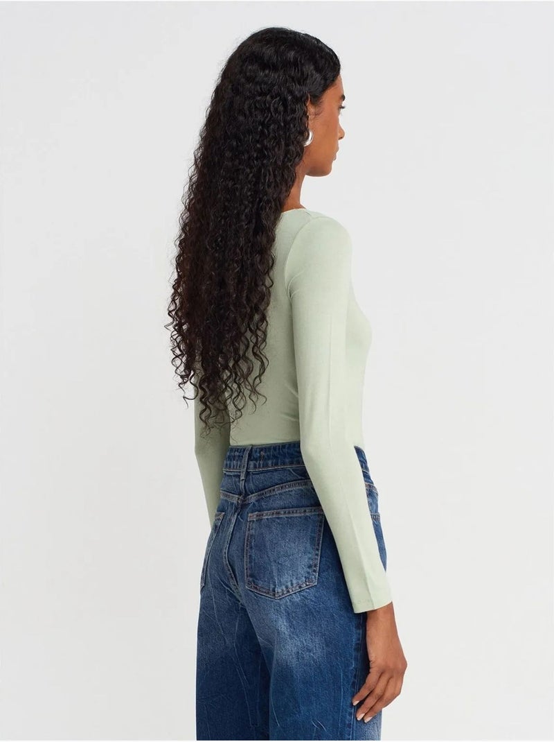 Jeans da donna a vita alta a gamba dritta dilvin Blu zaffiro - Kiabi