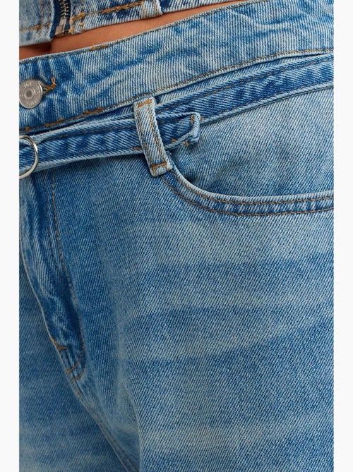 Jeans da donna a vita alta balloon a gamba ampia dilvin - Kiabi Jeans da donna a vita alta balloon a gamba ampia dilvin - Kiabi