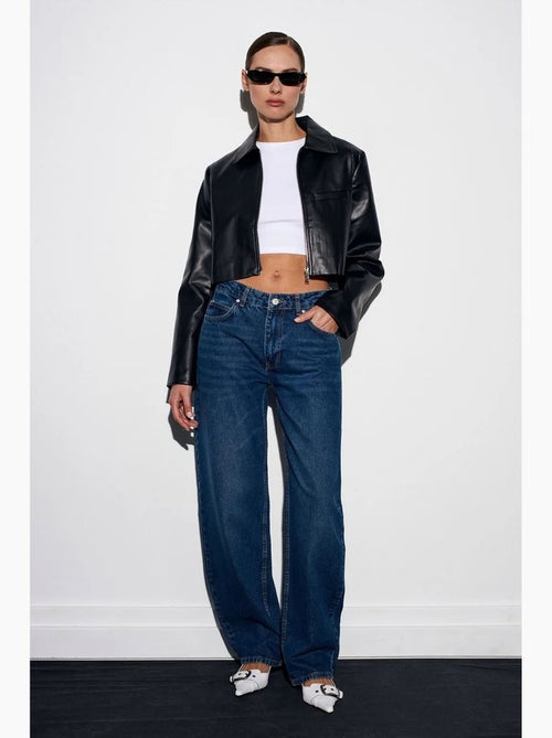 Jeans da donna a vita bassa a gamba ampia dilvin - Kiabi Jeans da donna a vita bassa a gamba ampia dilvin - Kiabi