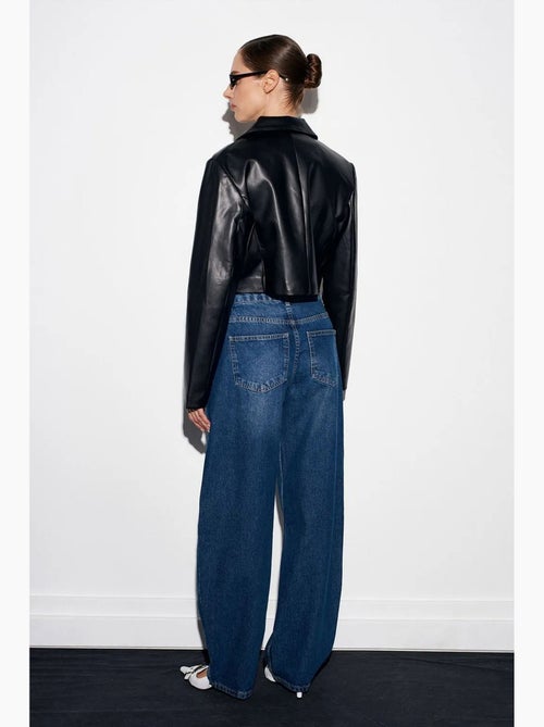 Jeans da donna a vita bassa a gamba ampia dilvin - Kiabi Jeans da donna a vita bassa a gamba ampia dilvin - Kiabi
