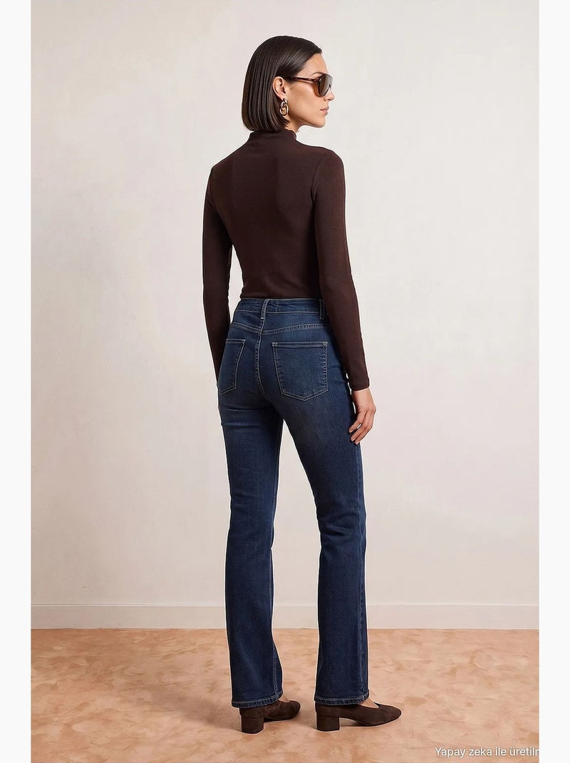 Jeans da donna dilvin Blu oltremare - Kiabi