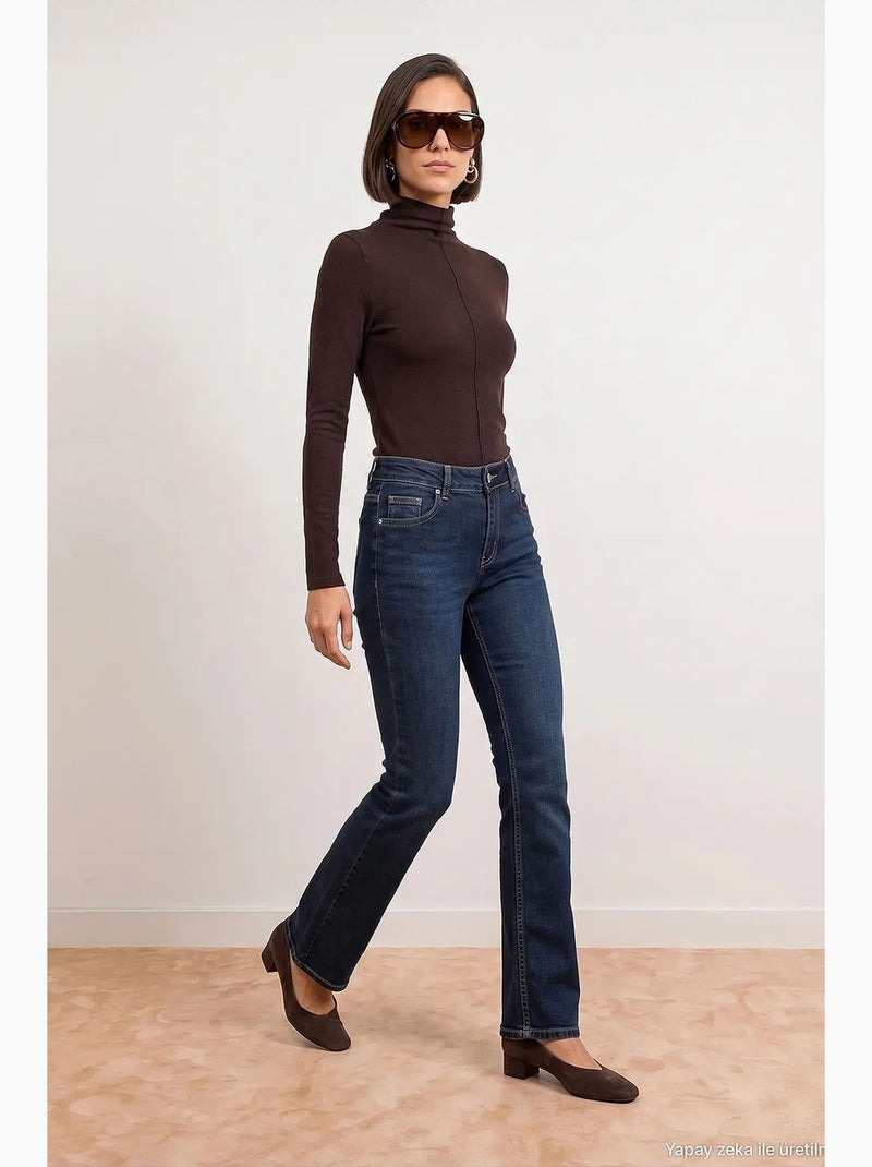 Jeans da donna dilvin Blu oltremare - Kiabi