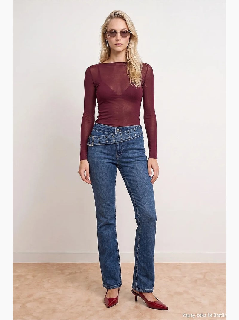 Jeans da donna dilvin Blu zaffiro - Kiabi