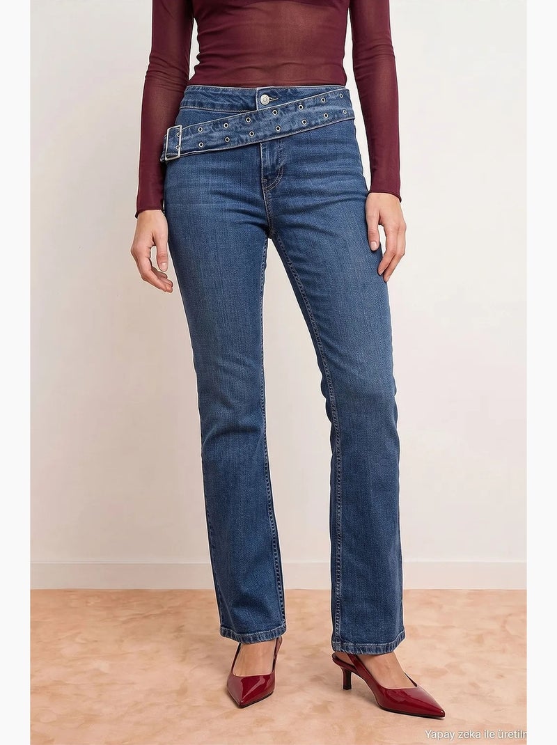 Jeans da donna dilvin Blu zaffiro - Kiabi