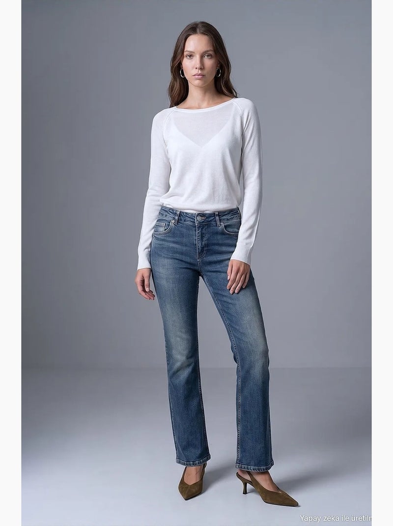 Jeans da donna dilvin Blu zaffiro - Kiabi