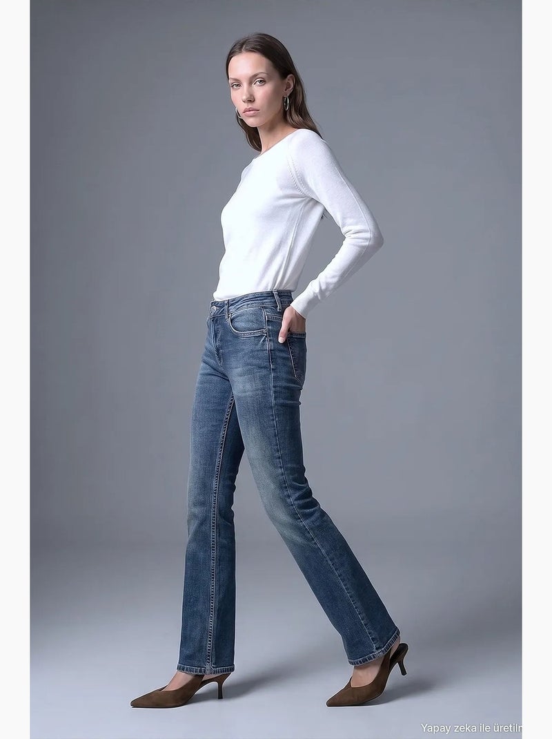 Jeans da donna dilvin Blu zaffiro - Kiabi