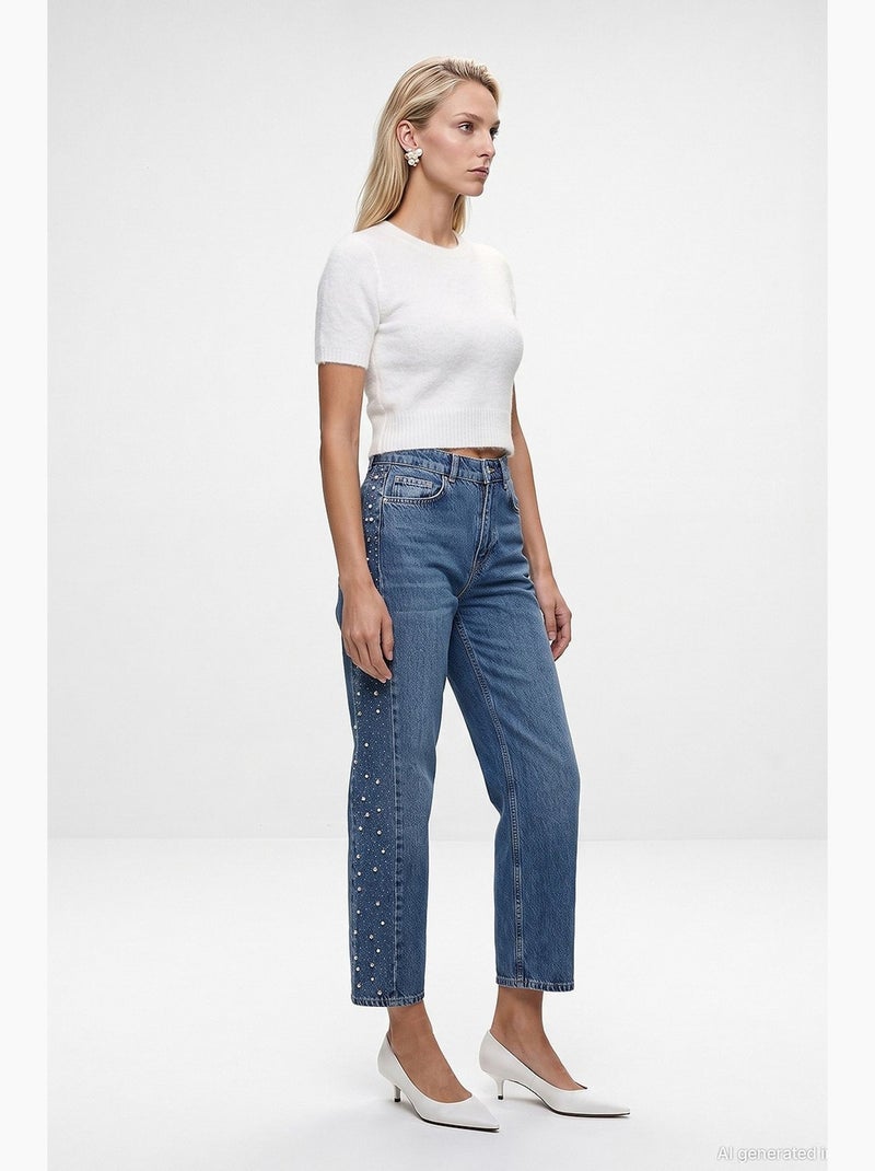 Jeans da donna dilvin Blu zaffiro - Kiabi