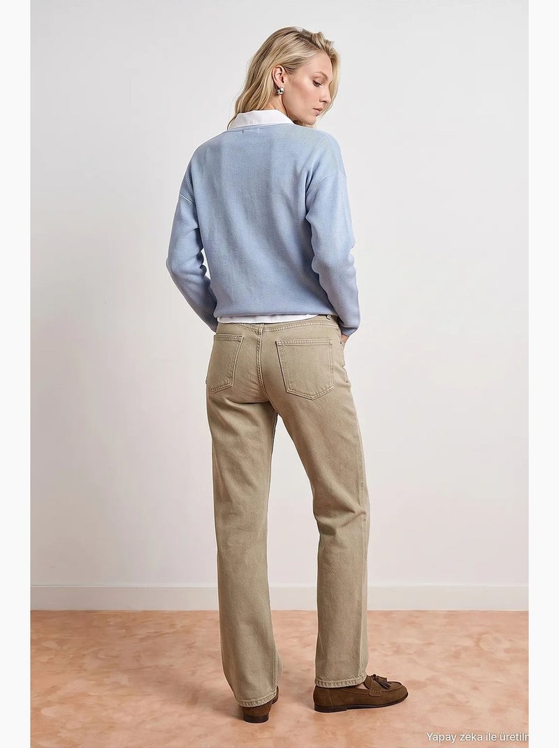 Jeans da donna dilvin Sabbia - Kiabi