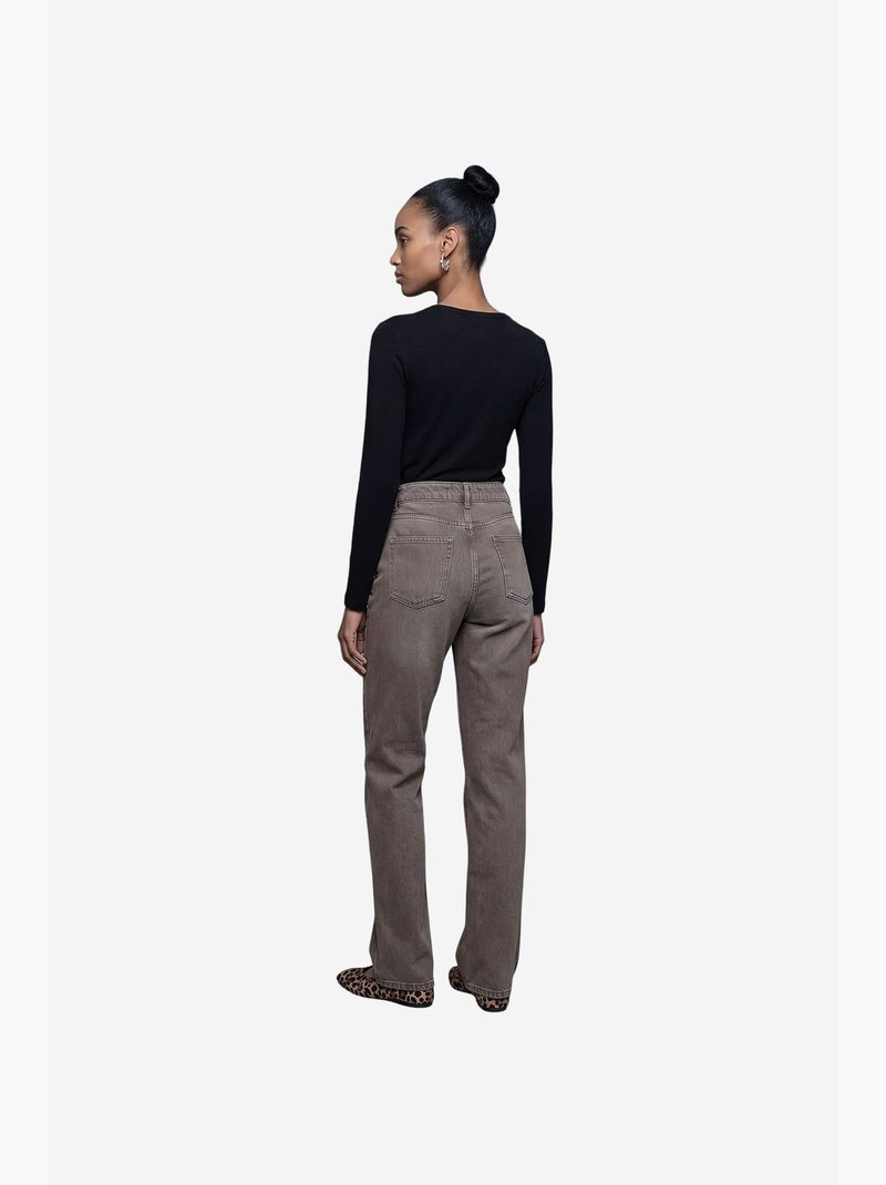 Jeans da donna dilvin Tortora - Kiabi