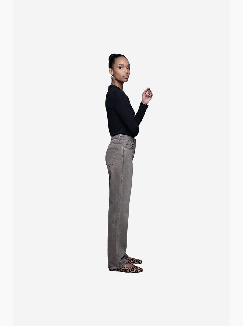 Jeans da donna dilvin Tortora - Kiabi