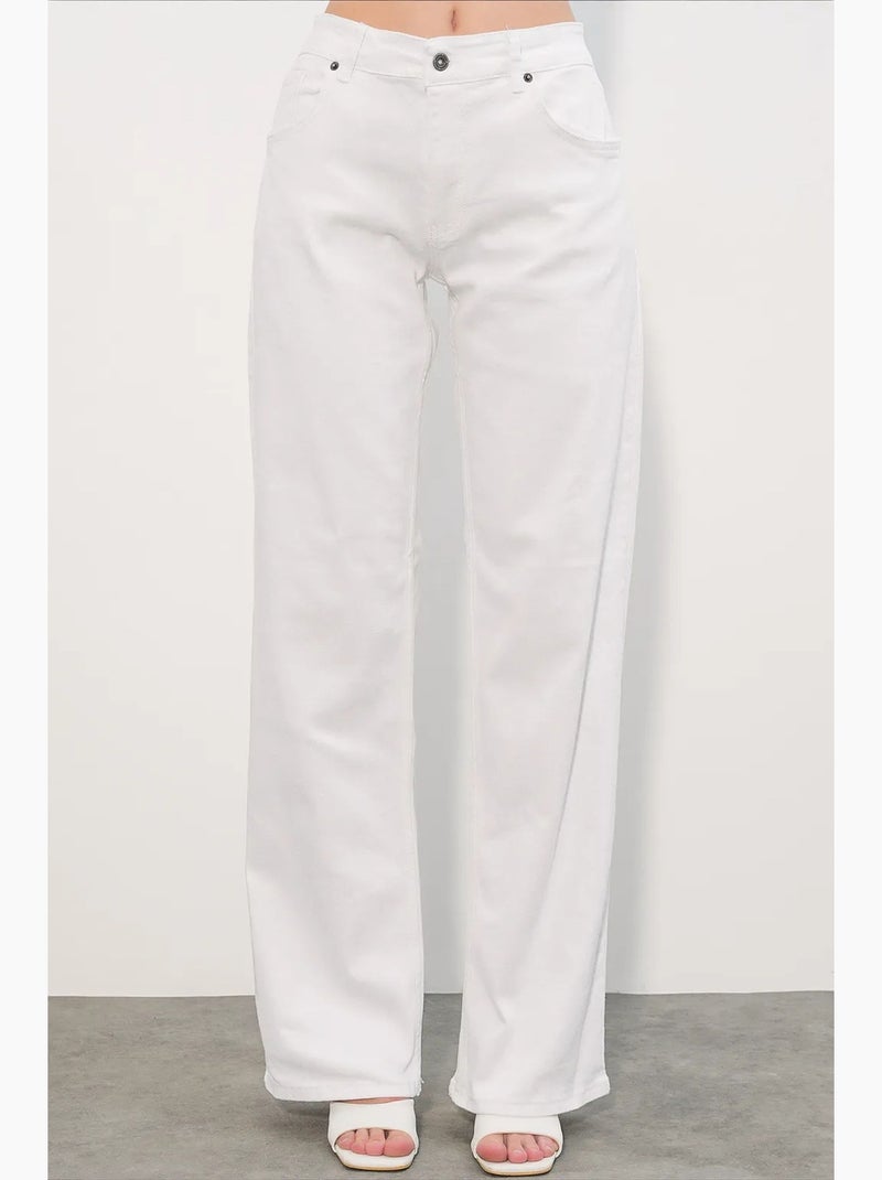 Jeans da donna in cotone bdart Bianco - Kiabi