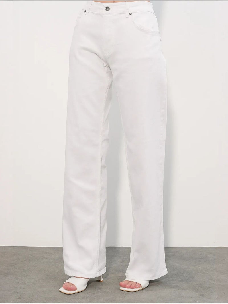 Jeans da donna in cotone bdart Bianco - Kiabi