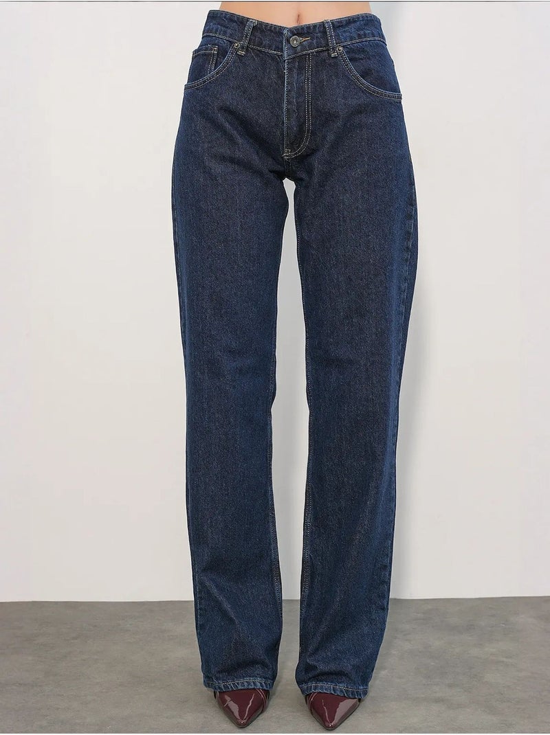 Jeans da donna in cotone bdart Blu oltremare - Kiabi