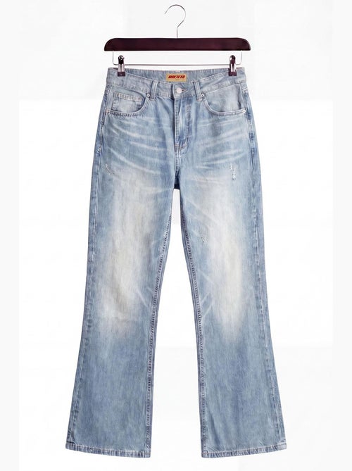 Jeans da uomo a zampa a vita media giesto - Kiabi Jeans da uomo a zampa a vita media giesto - Kiabi