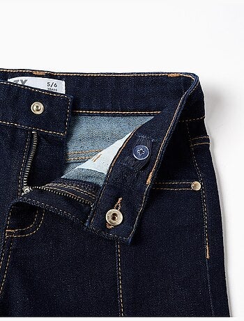 Jeans dal taglio dritto con cucitura frontale