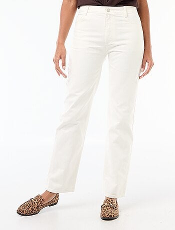 Jeans denim straight in cotone